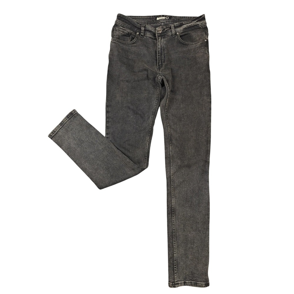 Zilli 1148 Jeans Mens 29x31 Gray Charcoal Wash Slim Skinny Denim Cotton Pants